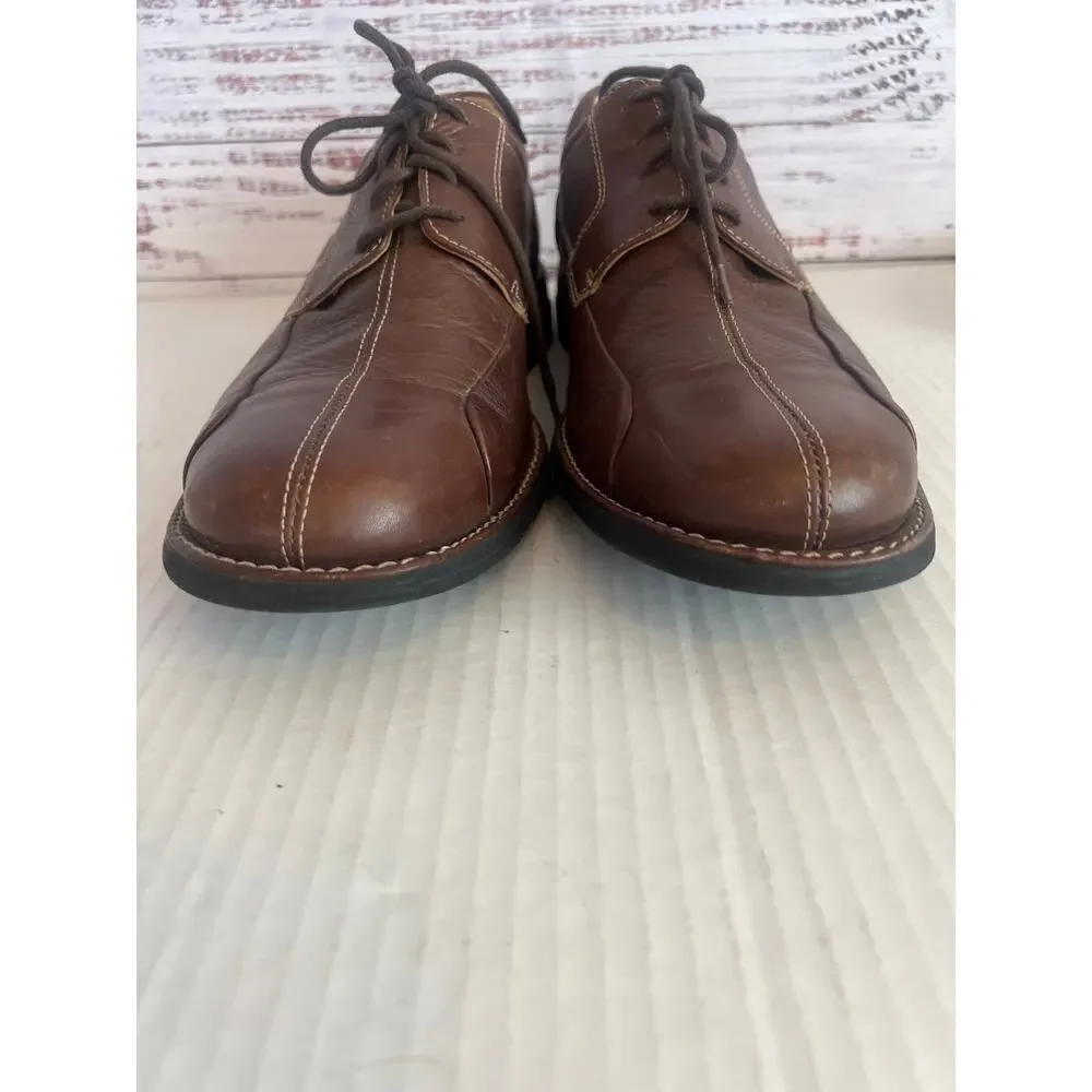 Johnston & Murphy Men's Shuler Bicycle Oxfords dark brown size 11